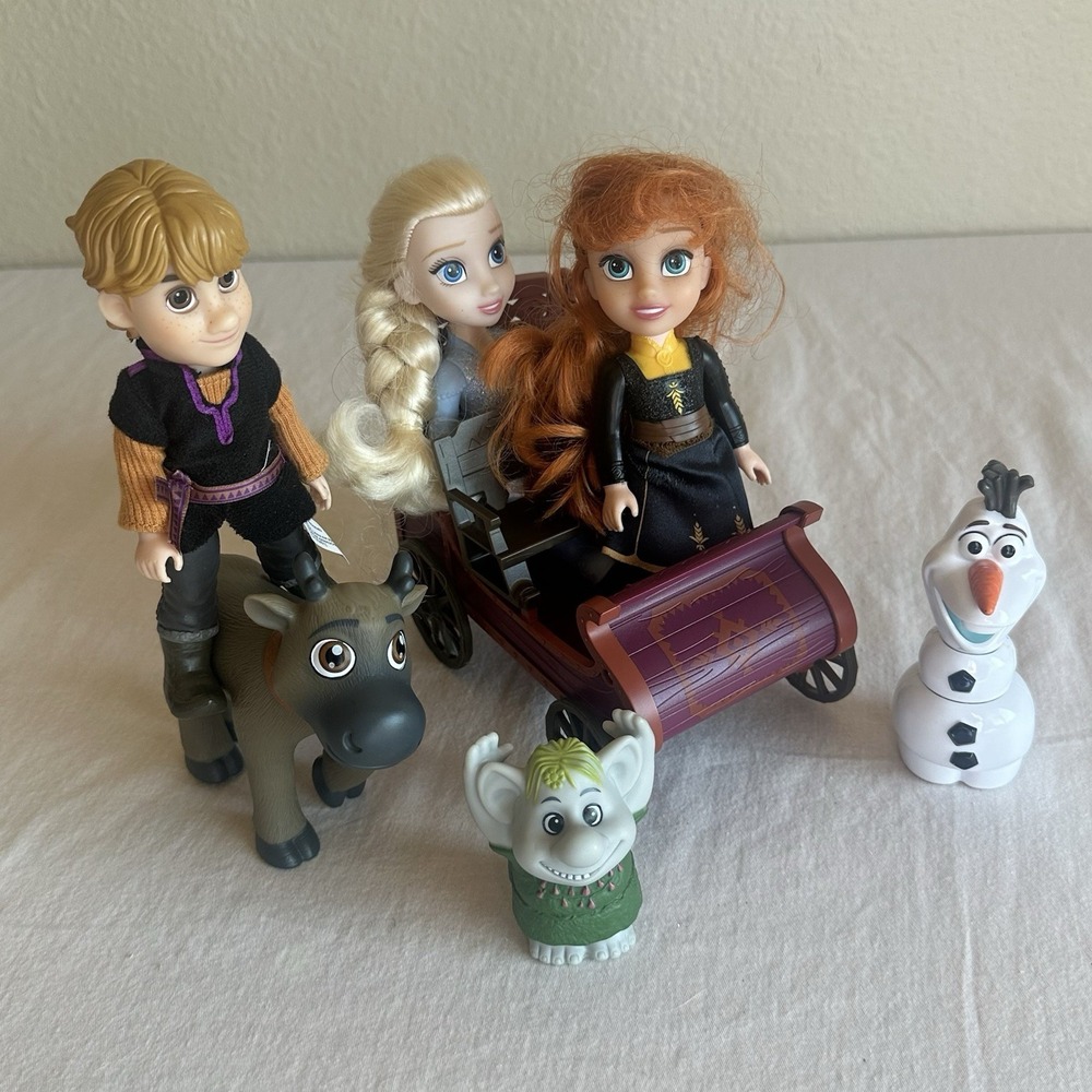 *HTF* Disney Frozen Olaf's Frozen Adventure Petite Gift Set Toys R Us Jakks (7)